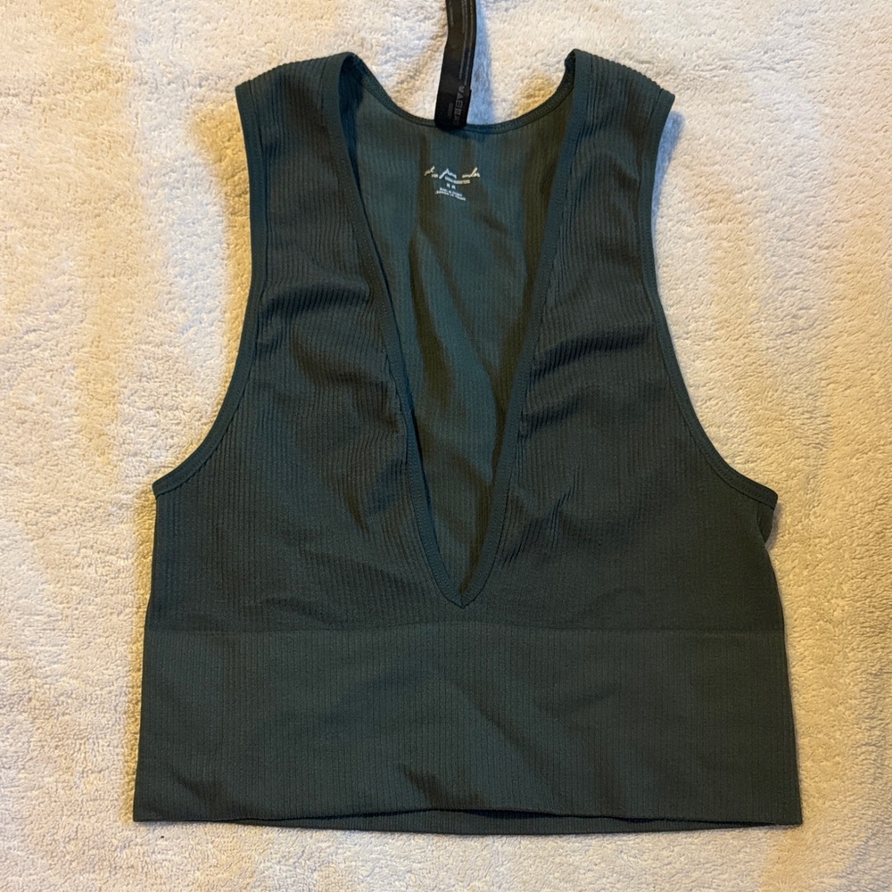 Out From Under Plunging Crop Top
